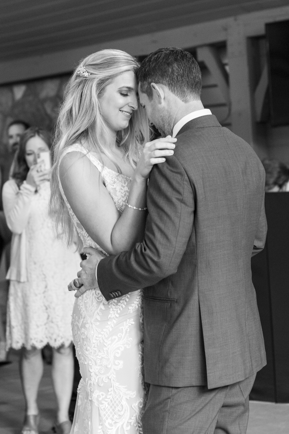 Couple first dance