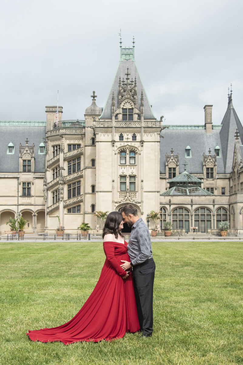 Couple during Asheville Maternity Photography