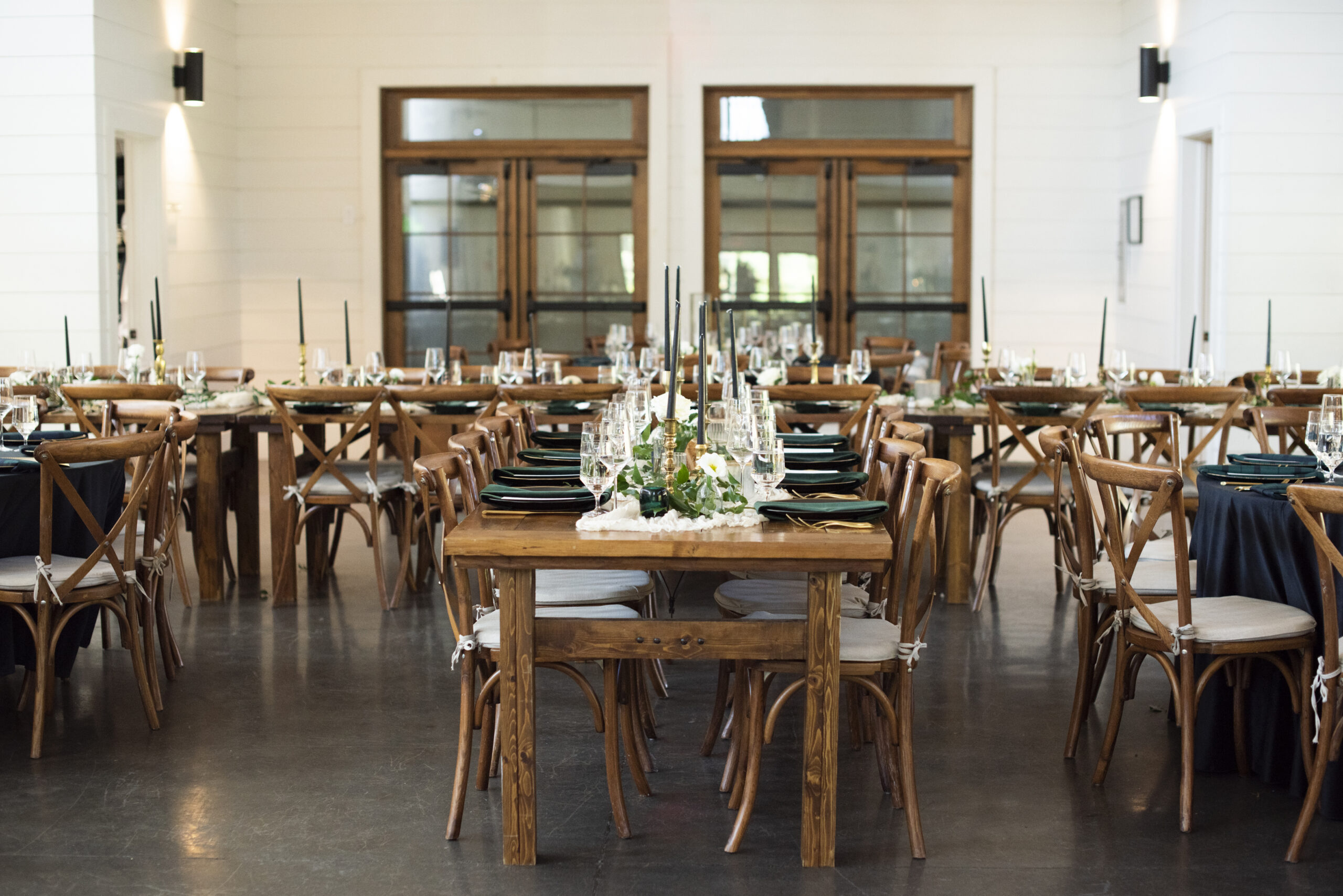 Wedding reception decor at Chestnut Ridge Wedding Photography in Asheville, NC