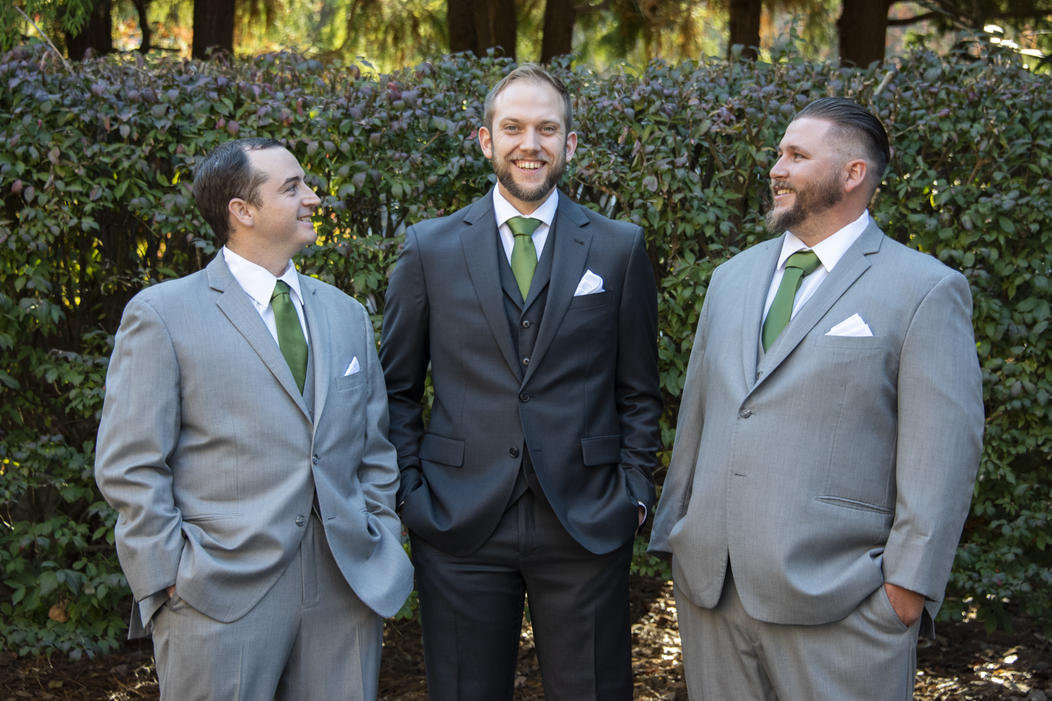 Groom and groomsmen