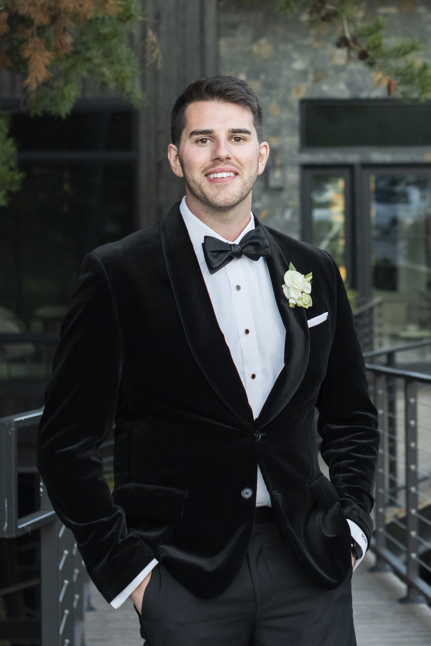 Groom portrait at Chestnut Ridge Wedding Photography in Asheville, NC