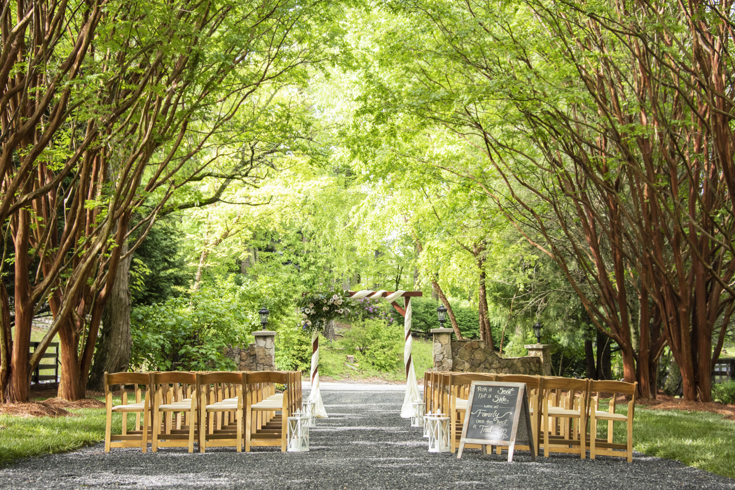 Wedding ceremony site