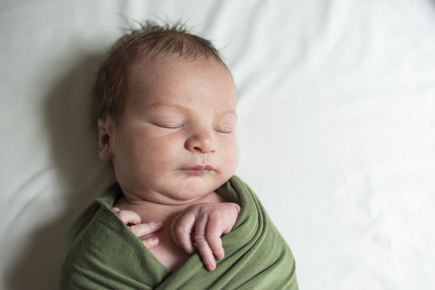 Baby boy at home Newborn Photography in Asheville