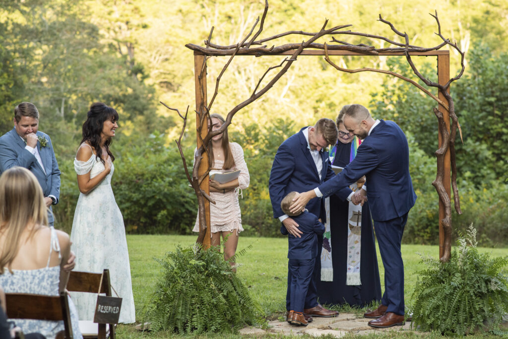 Couple and son at Twisty Maple Wedding Photography