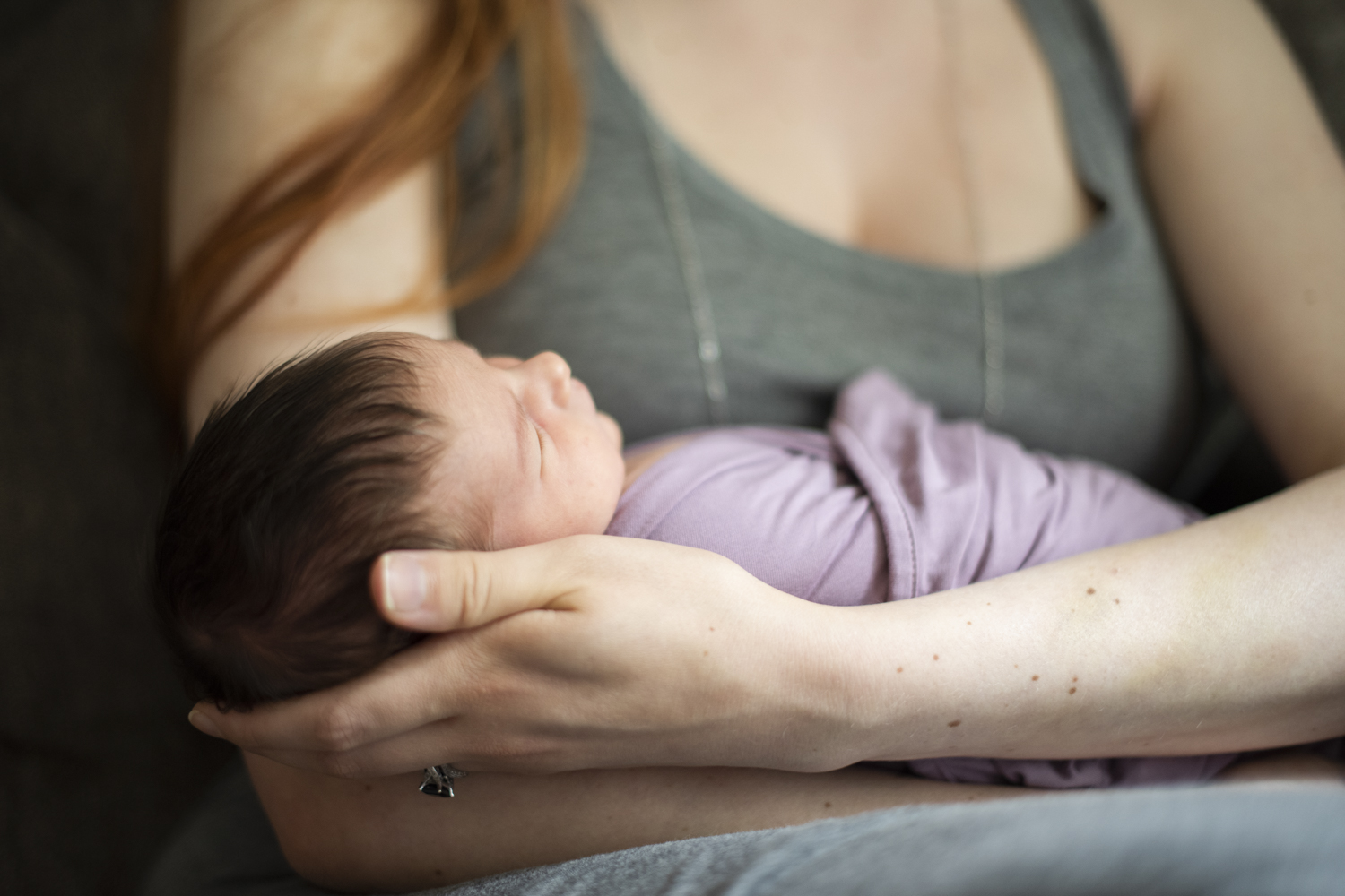 Baby in Moms arms