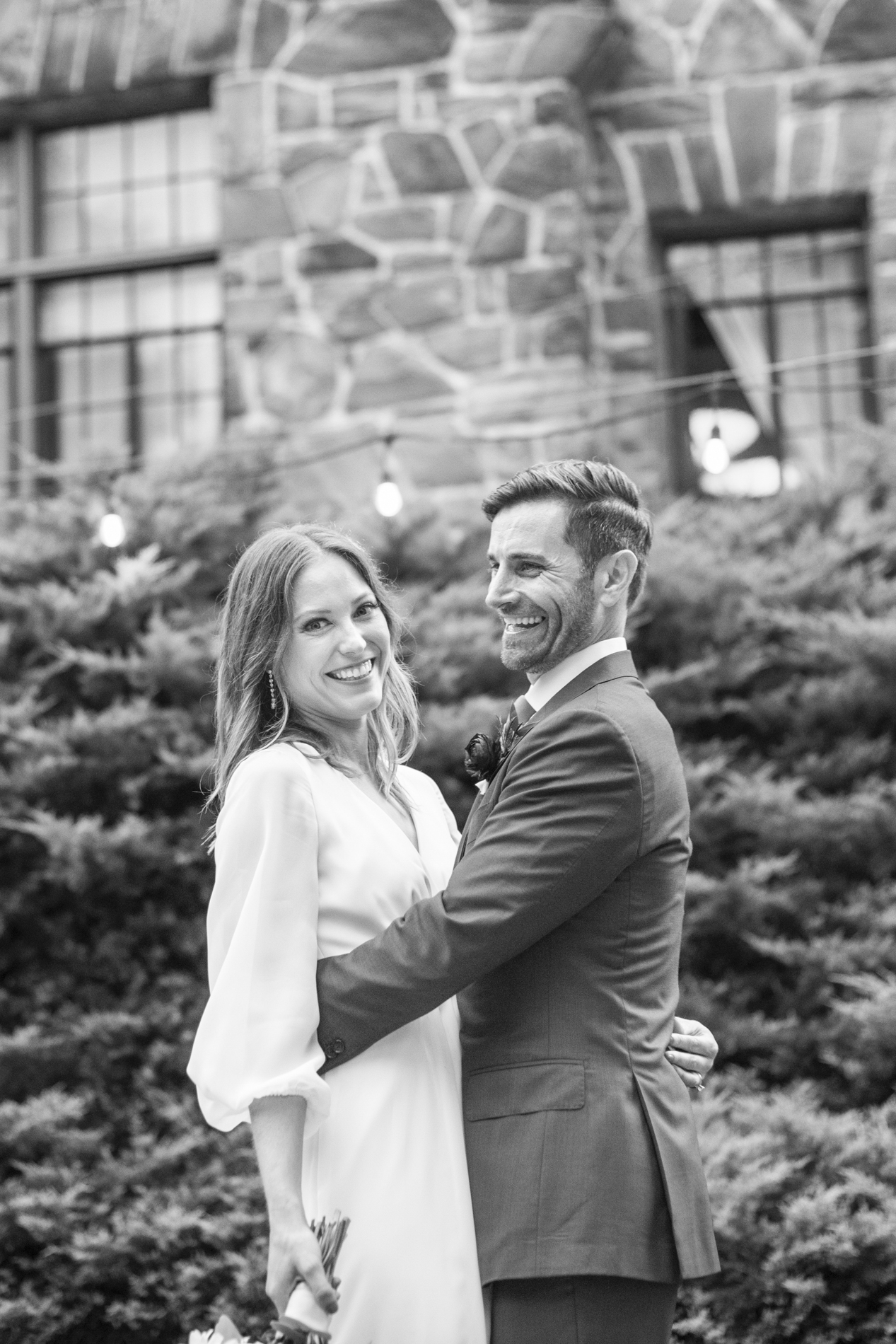 Couple laughing during Homewood Wedding Photography