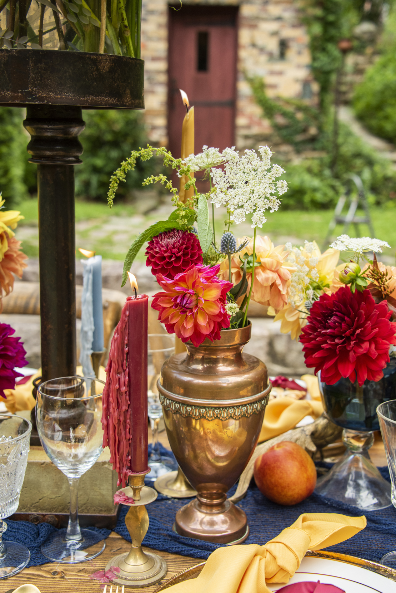 Table scape at Douglas Ellington House Wedding