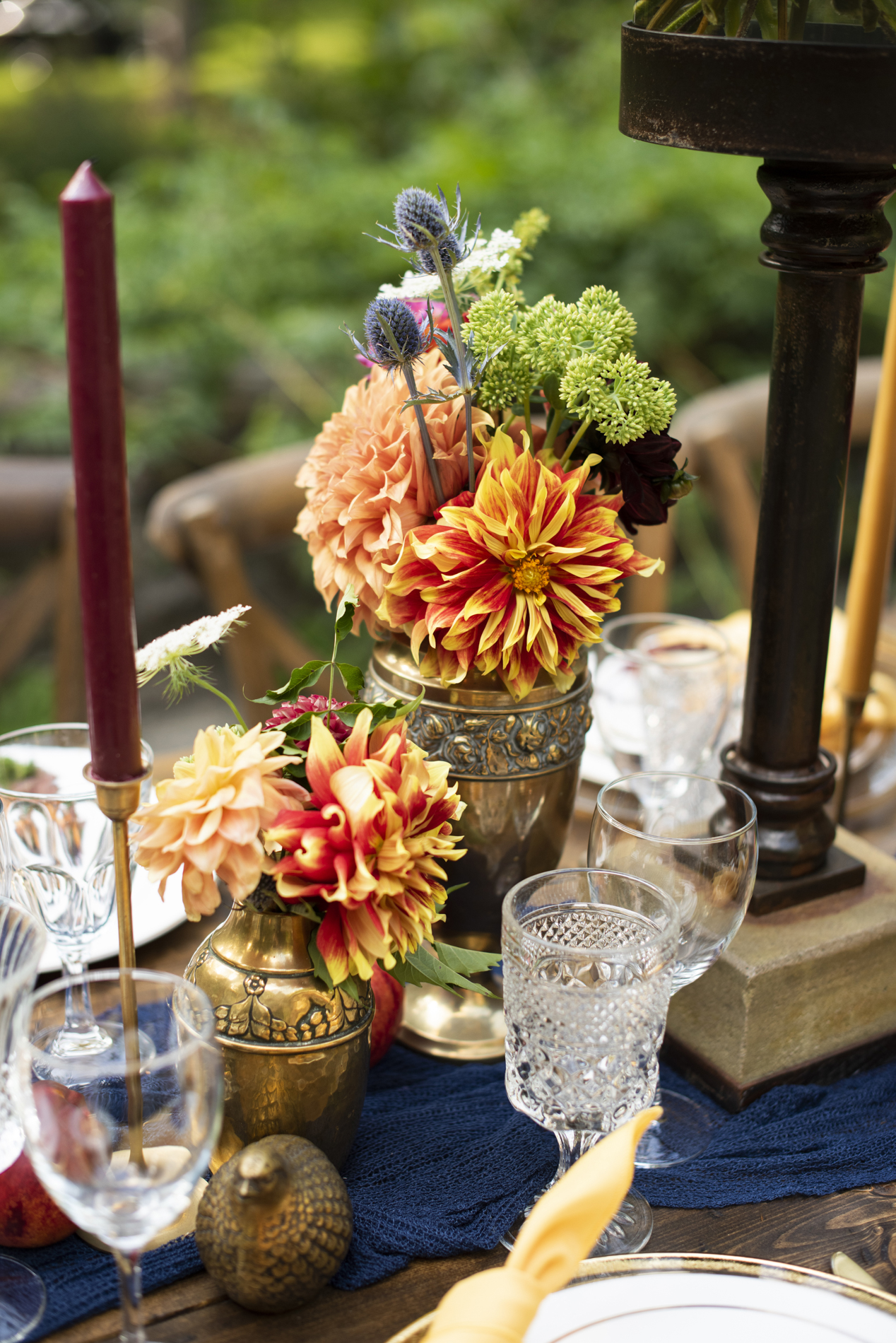 Table scape at Douglas Ellington House Wedding