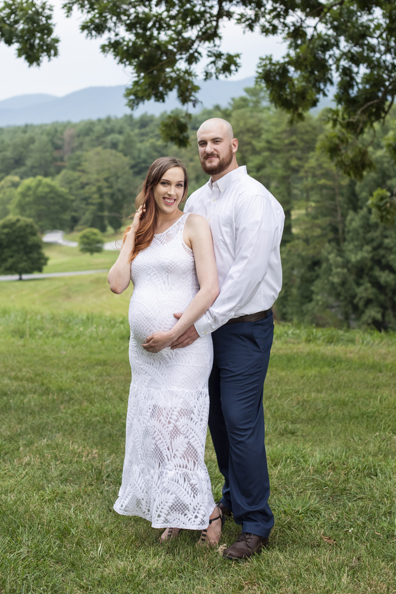 Biltmore Estate Maternity Photography couple