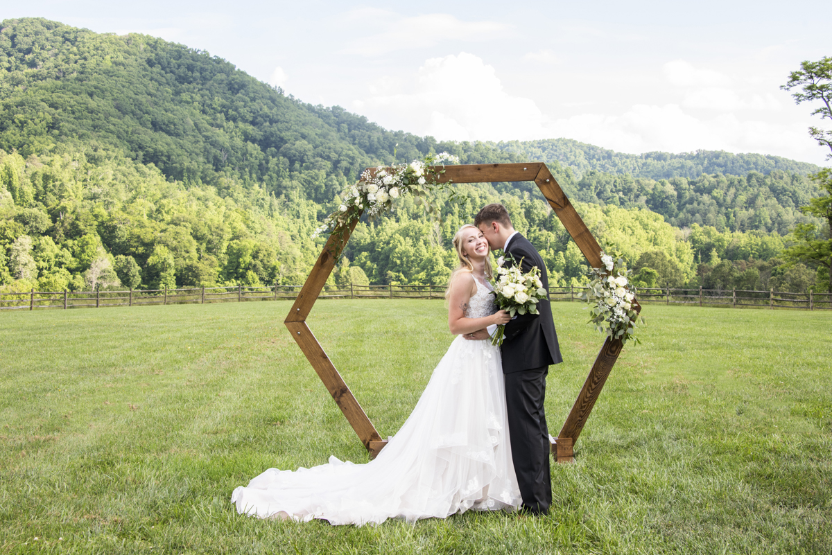 Wedding portrait at Claxton Farm Wedding