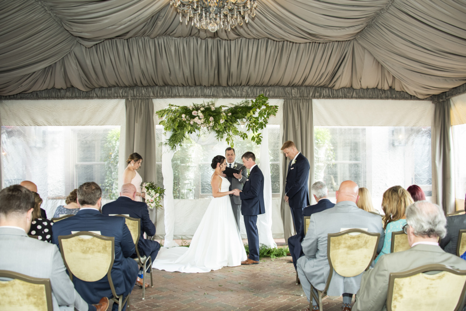 Wedding ceremony at Grand Bohemian Asheville Wedding