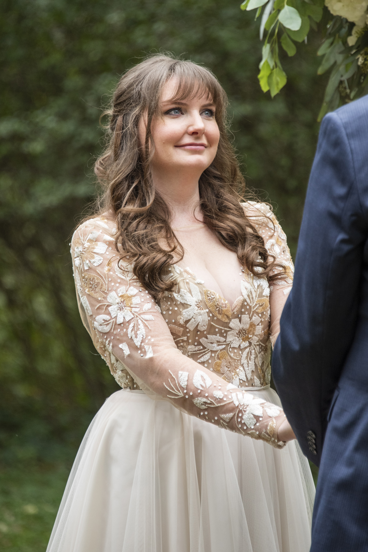 Bride during ceremony