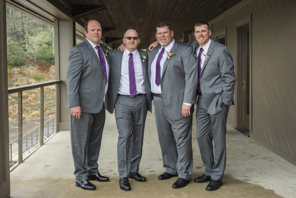 Groom and groomsmen