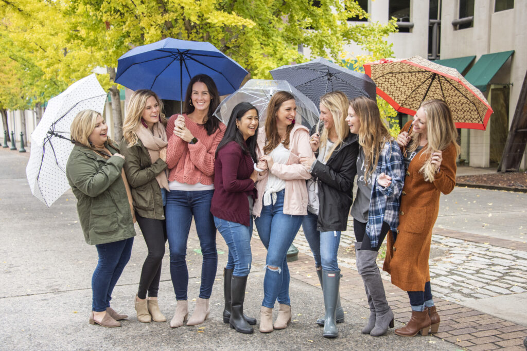 Bachelorette photo of friends in Asheville Photography
