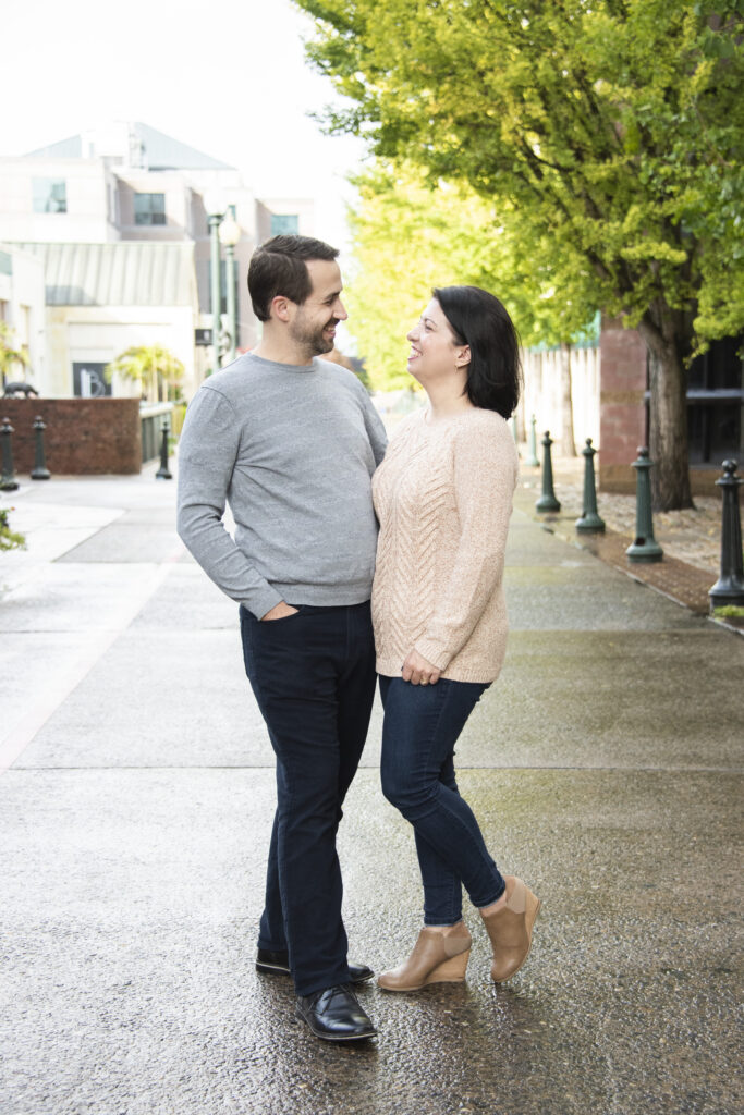Couple's photo in Asheville