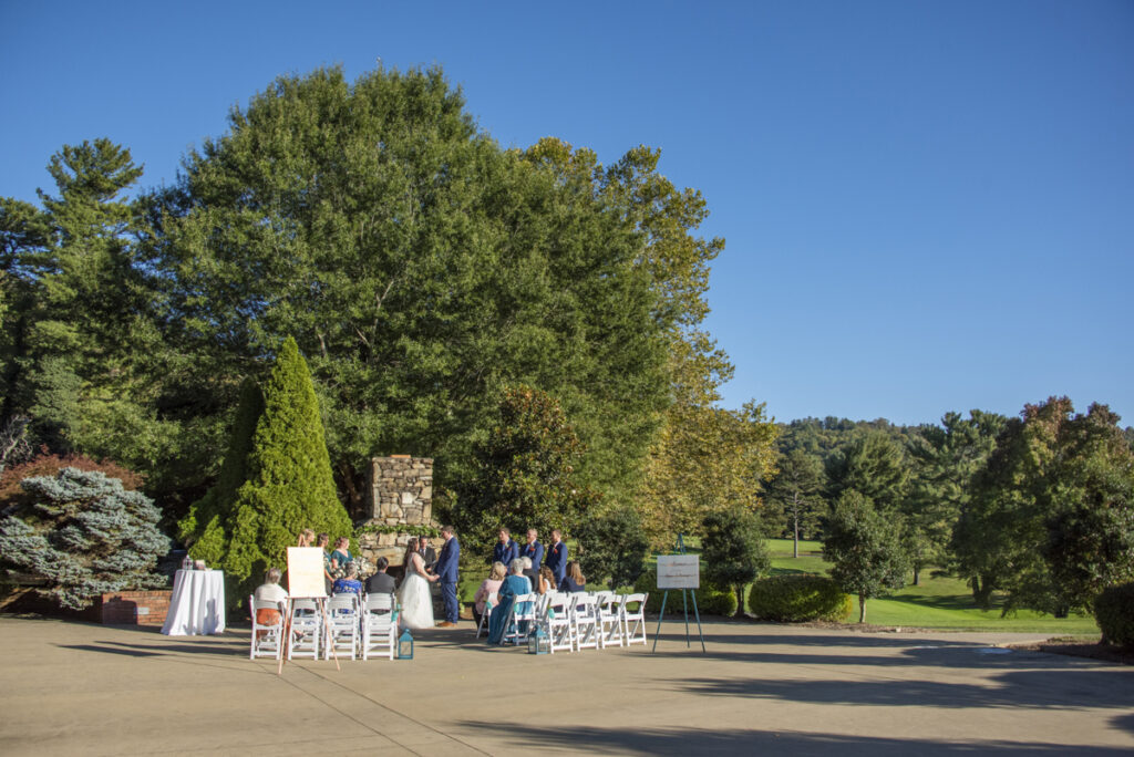 Omni Grove Park Inn Wedding during fall