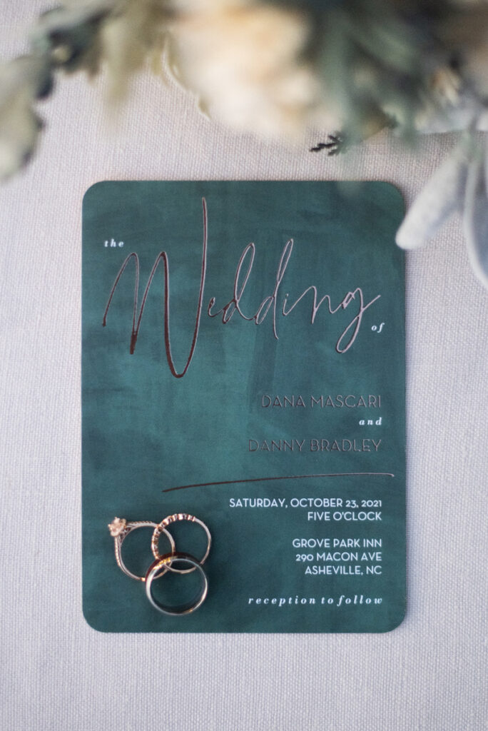 Wedding invitation