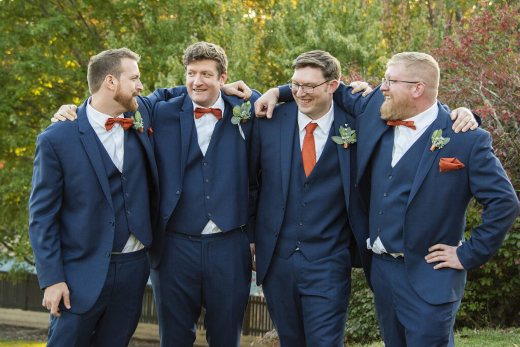 Groom and groomsmen