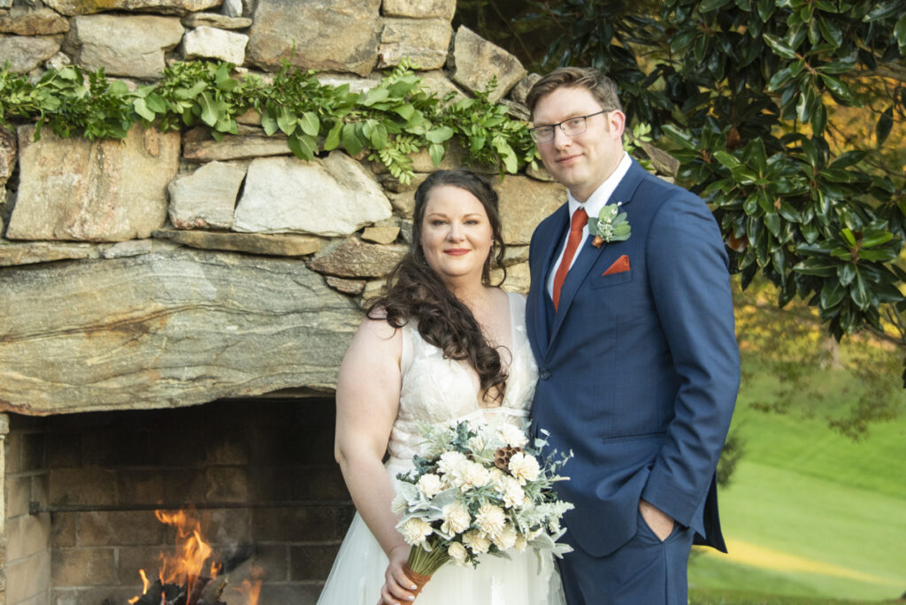 Couple portrait at Omni Grove Park Inn Wedding