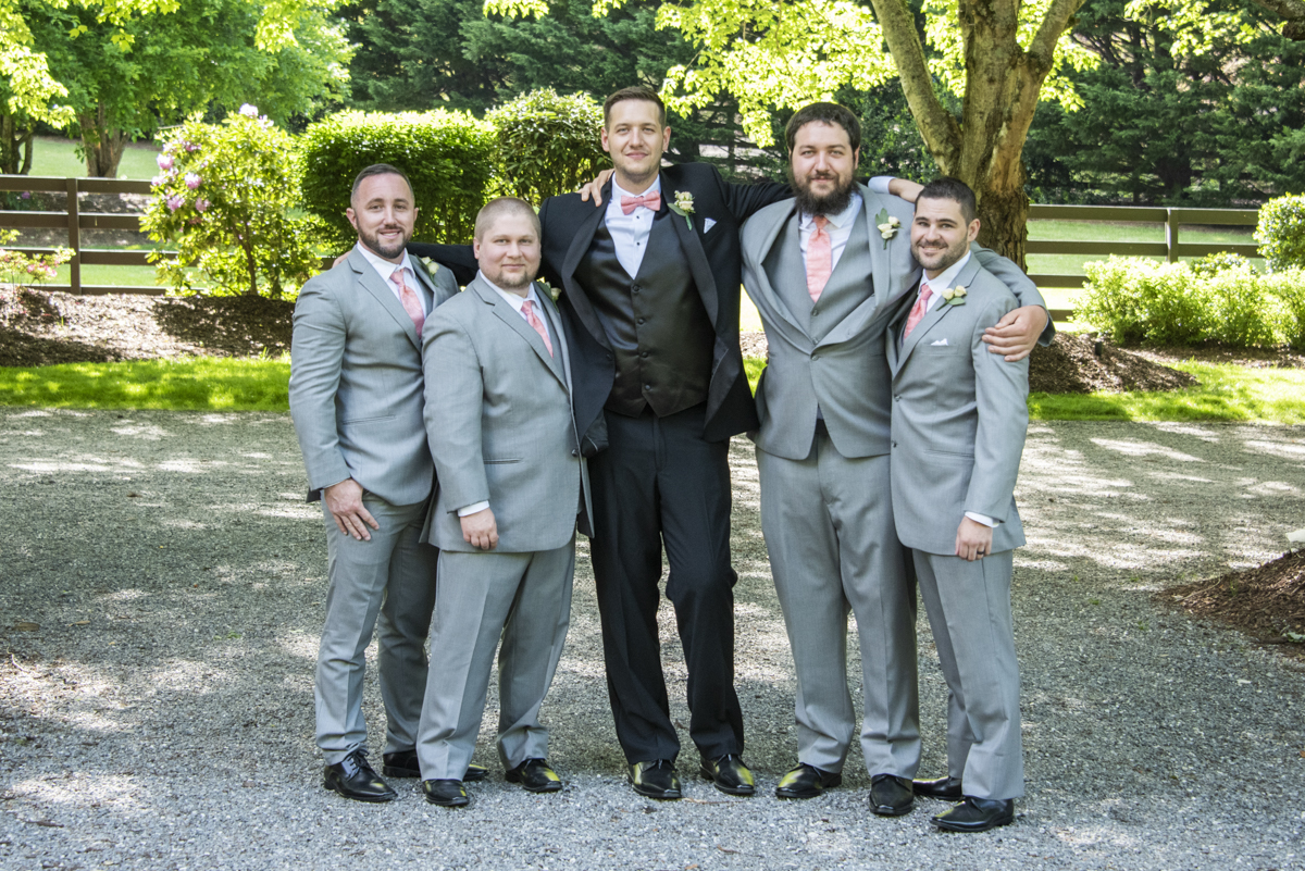 Groom and groomsmen