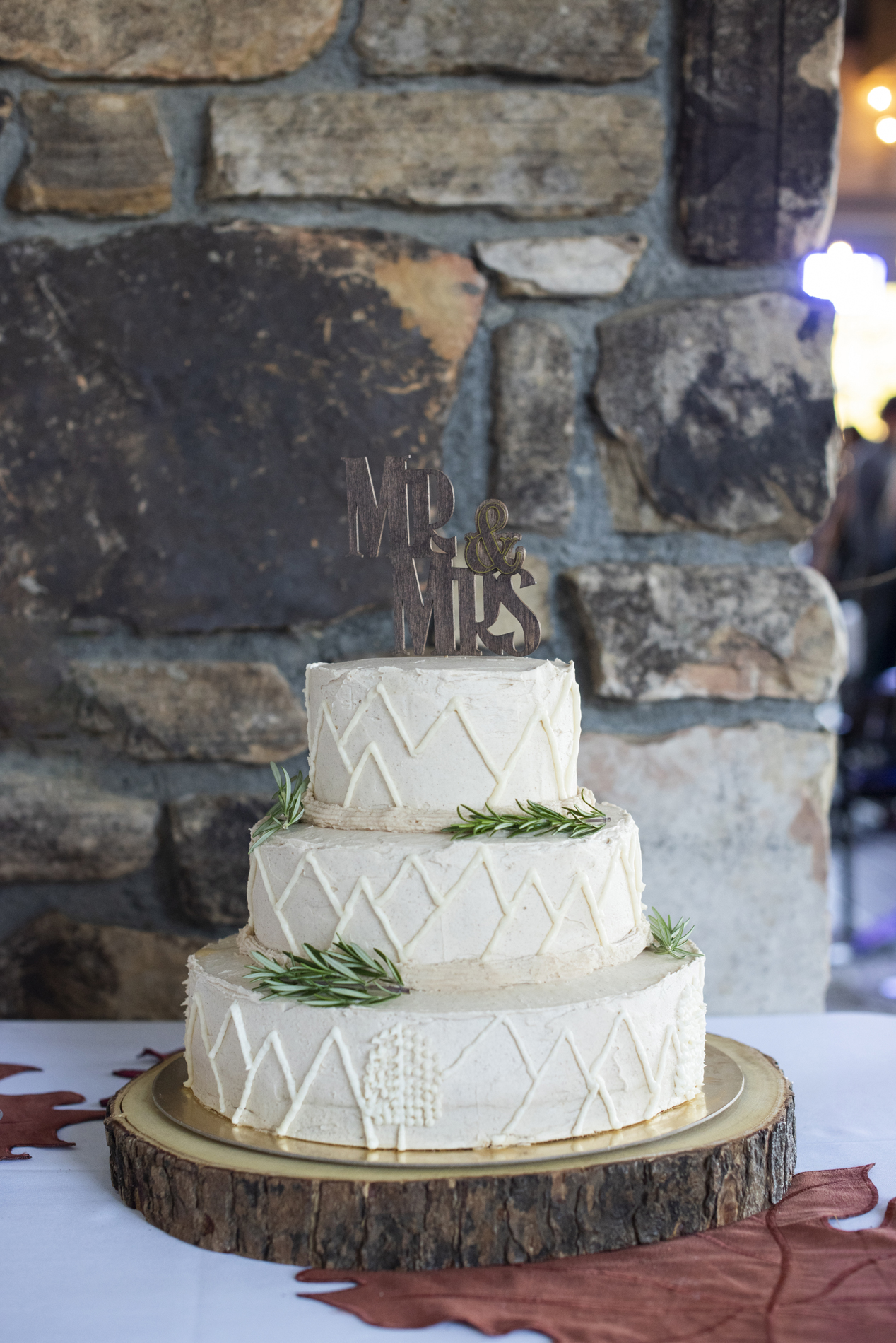 Cake at Kanuga Wedding