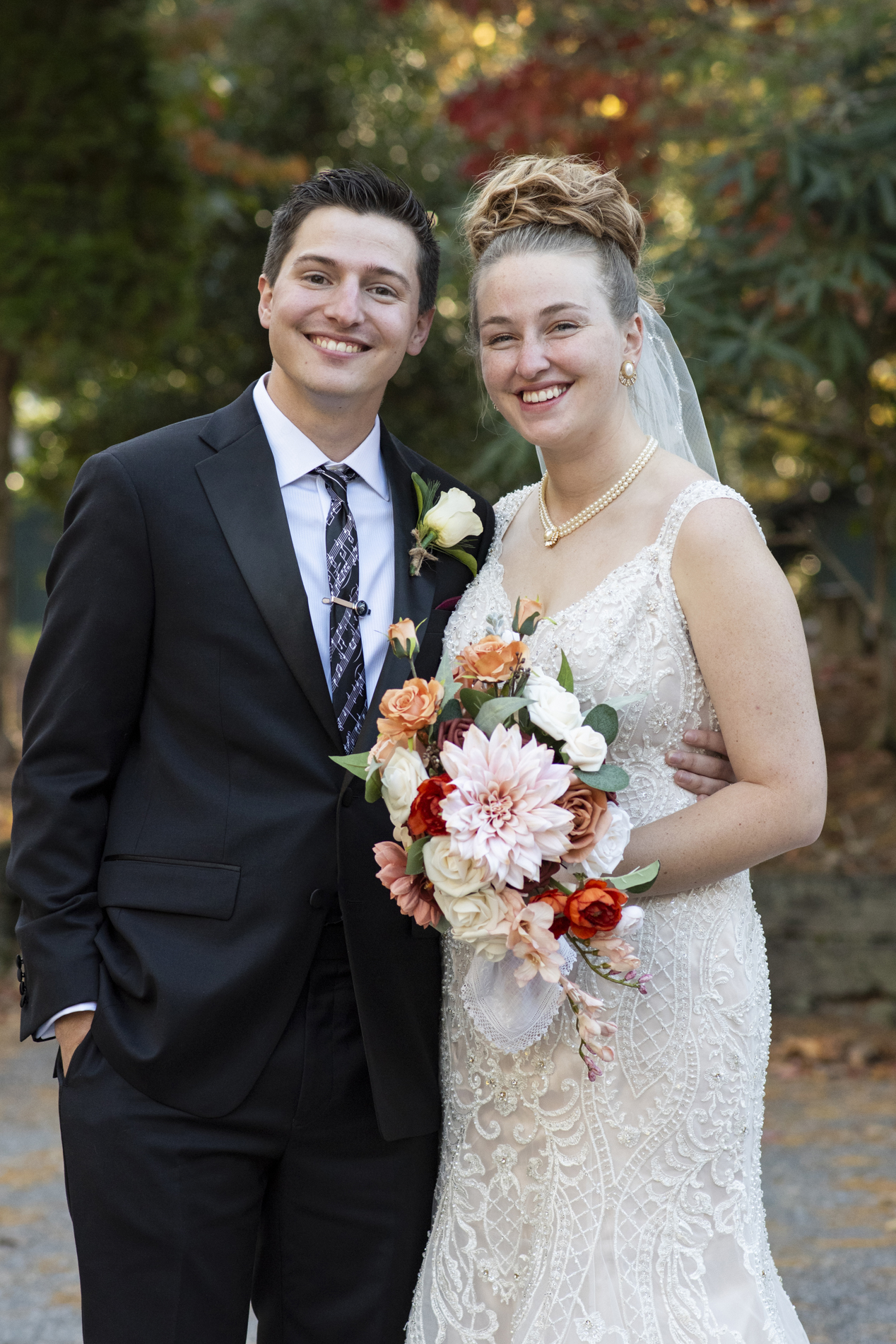 Couples portrait at Kanuga Wedding