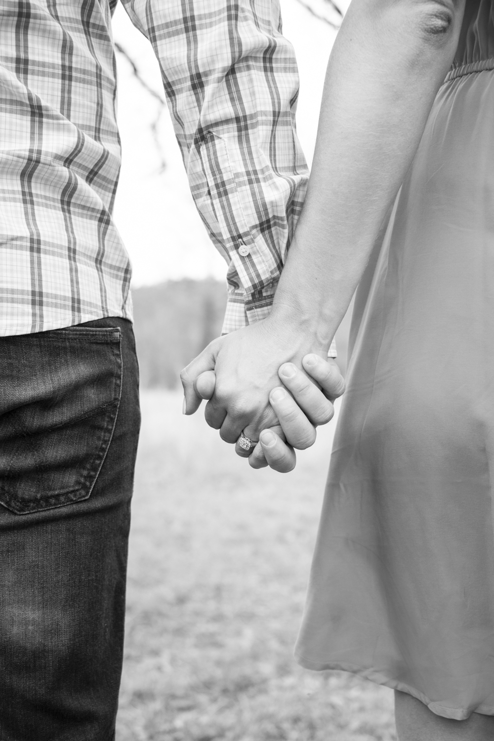 couple holding hands