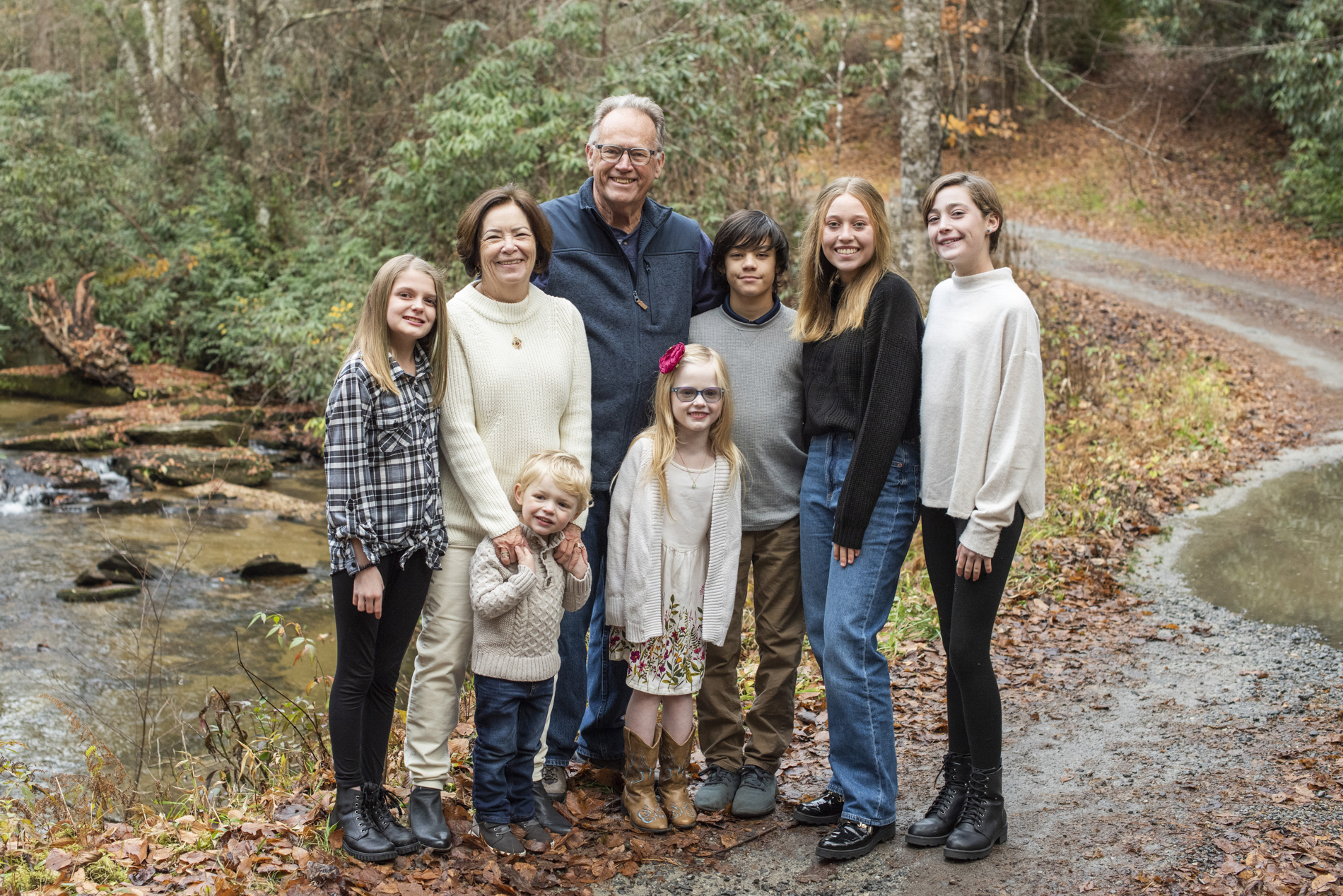 Extended family during Brevard Photography