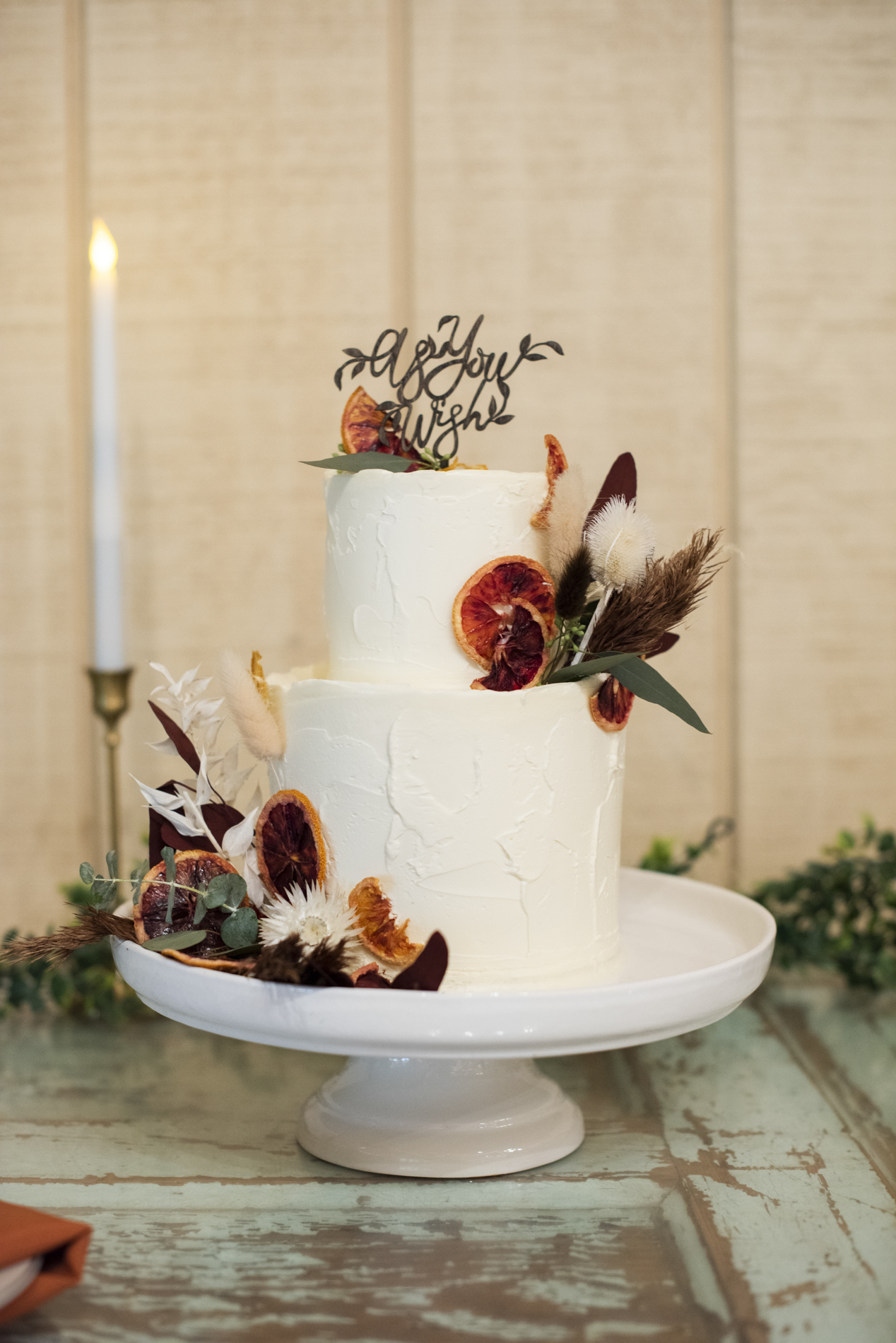 Fall wedding cake