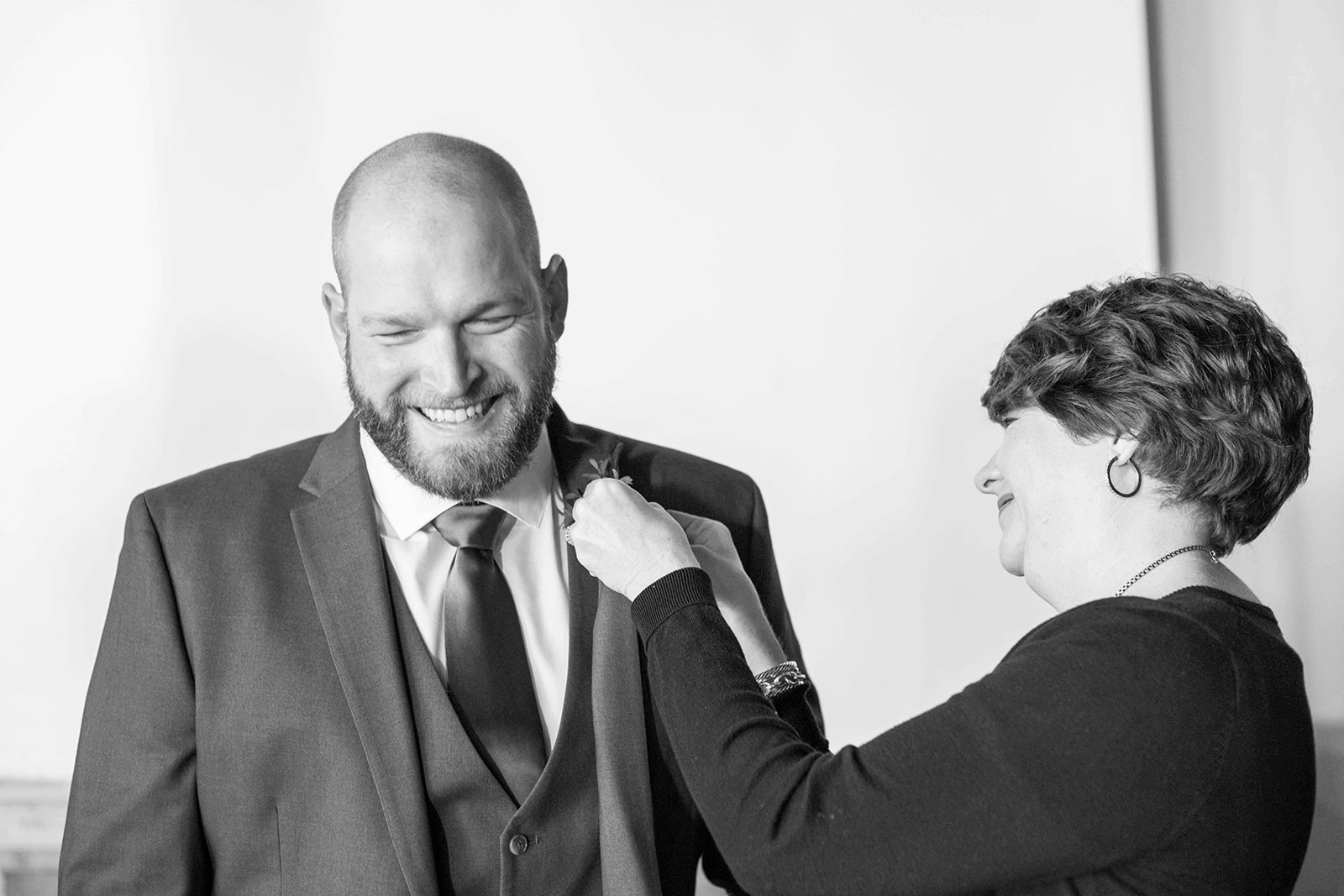 groom getting ready
