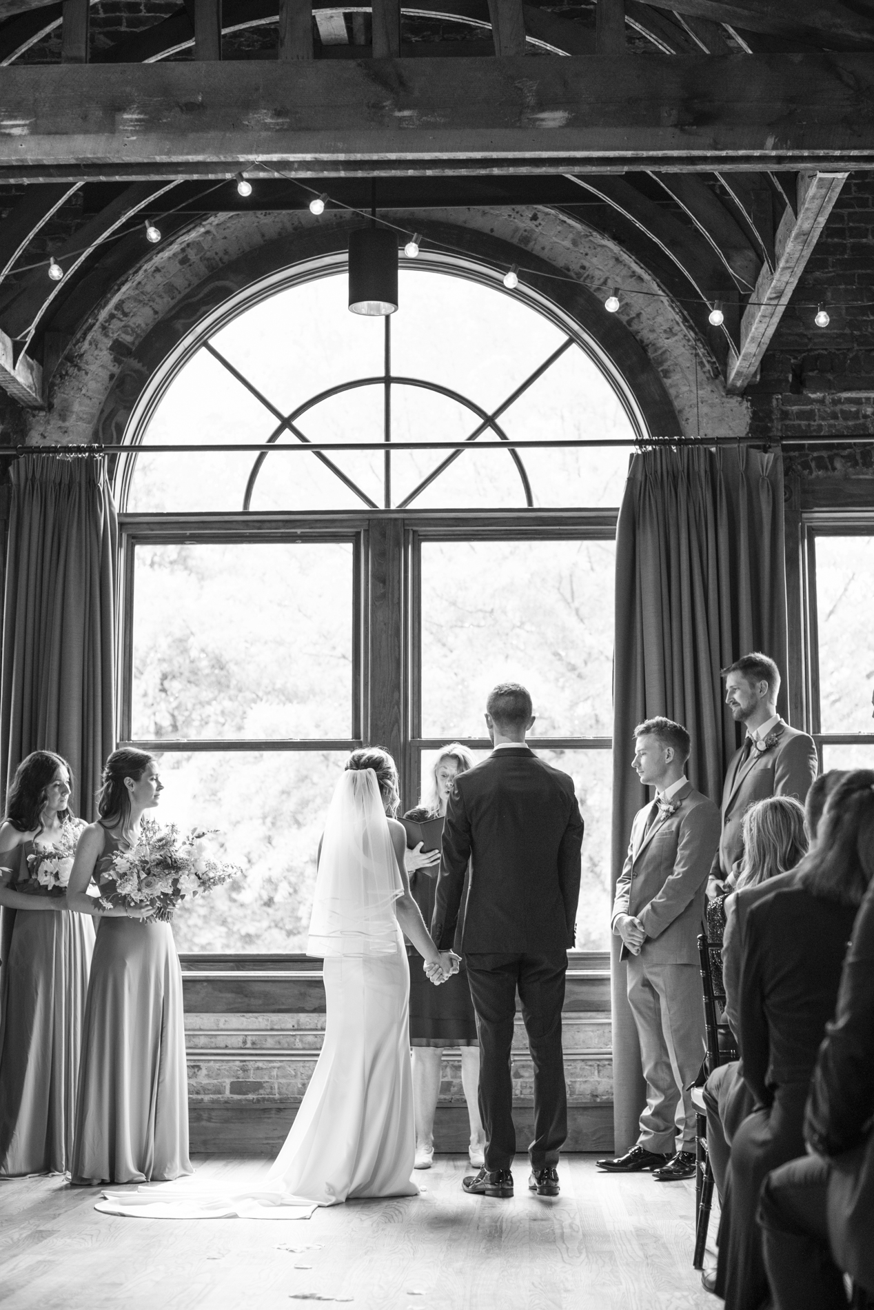 Wedding ceremony at Century Room on the Park