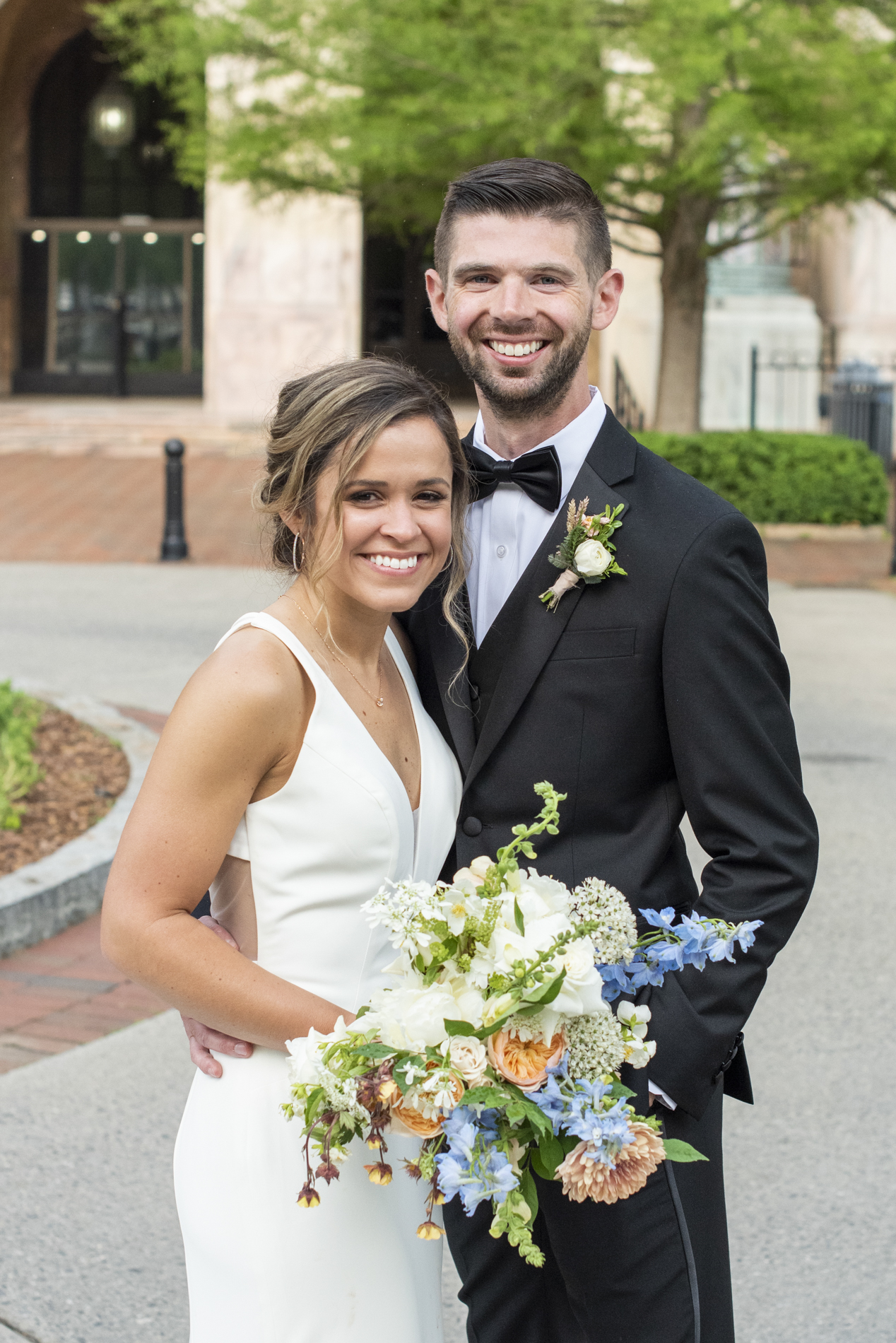 Couple portrait at Century Room on the Park