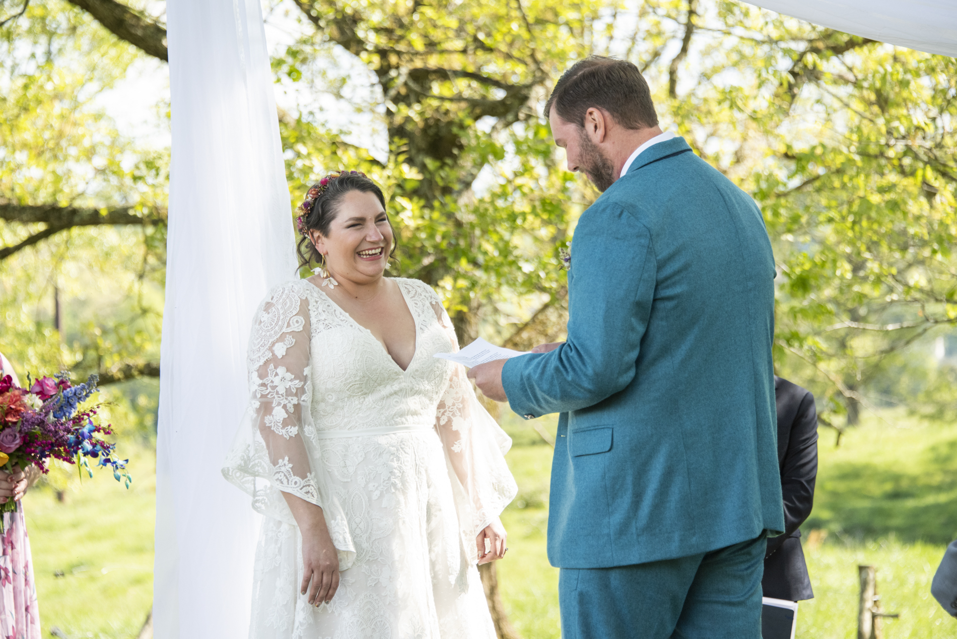 wedding ceremony outside