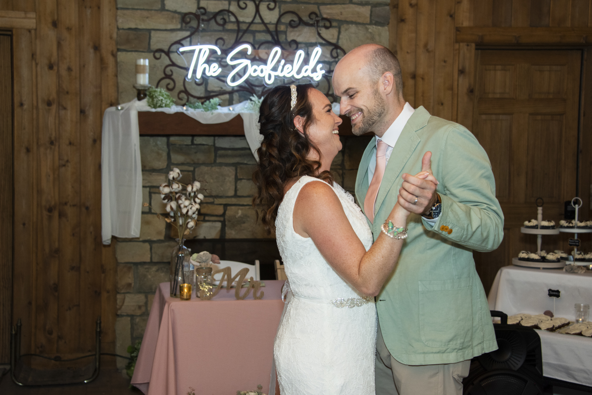 First dance at Lake Lure Wedding