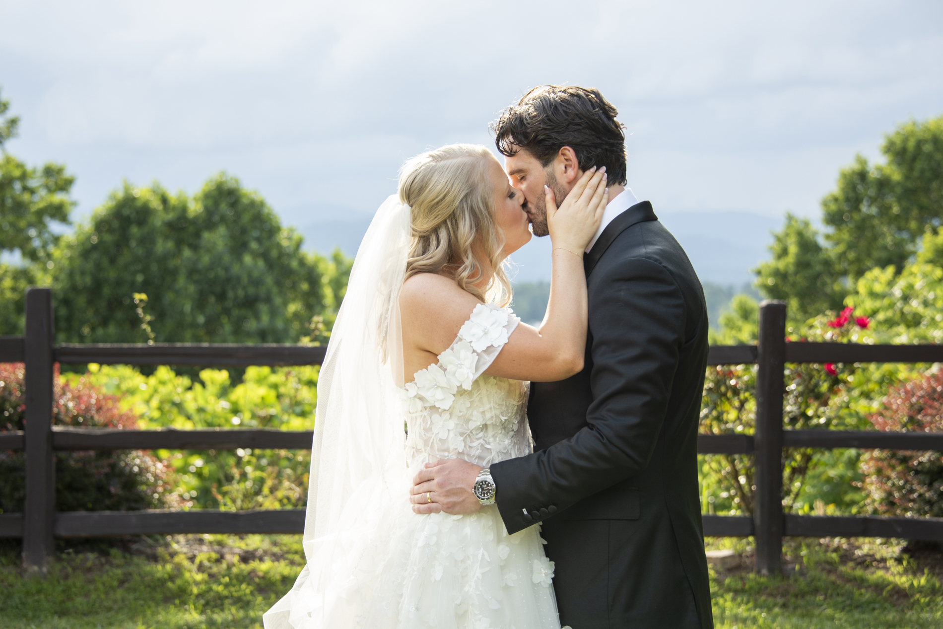 Couple kissing