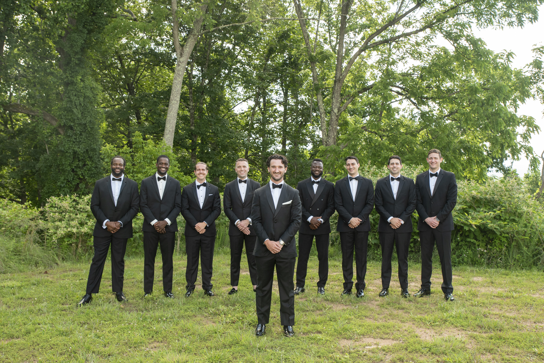 Groom and groomsmen