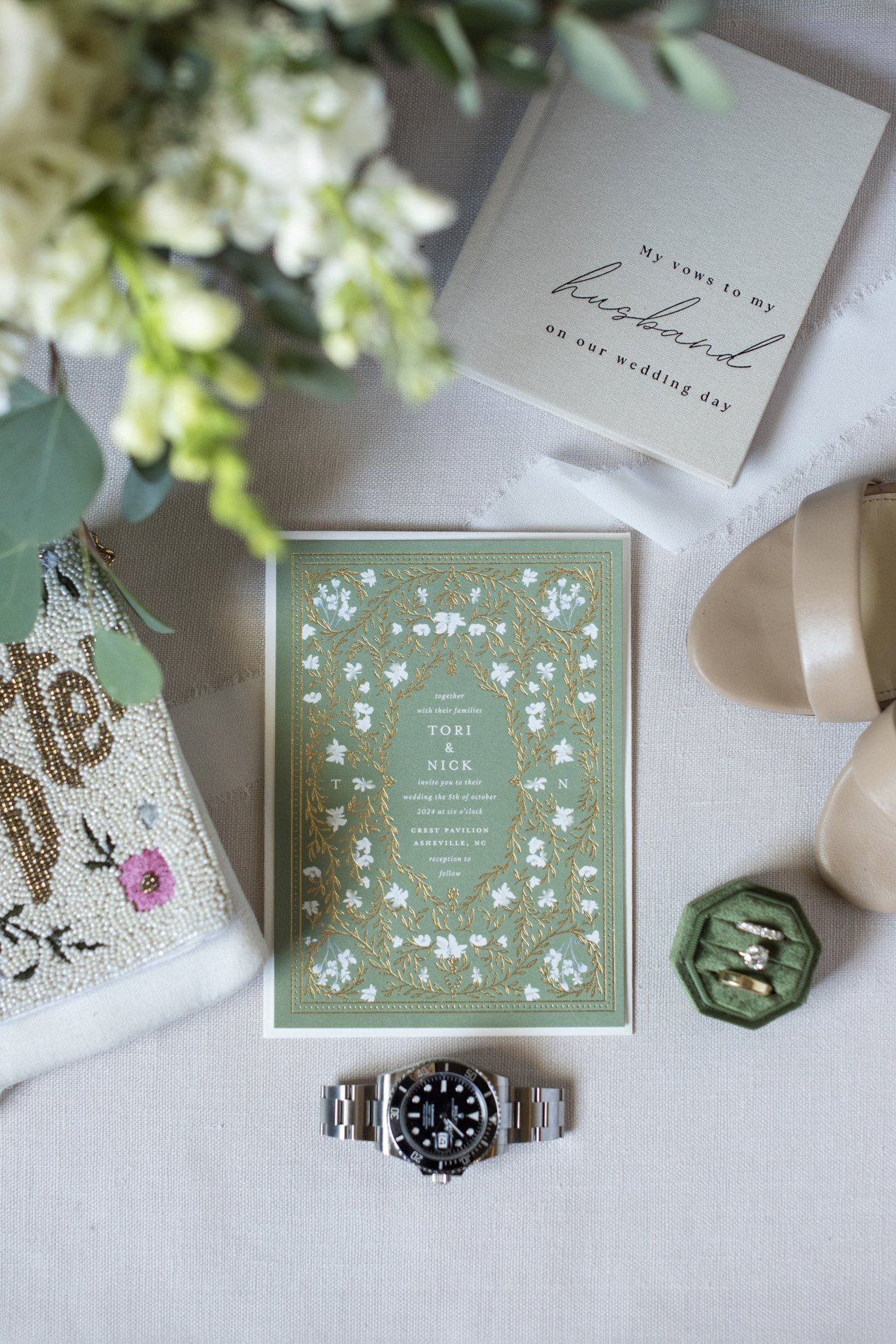 Wedding invitation and details