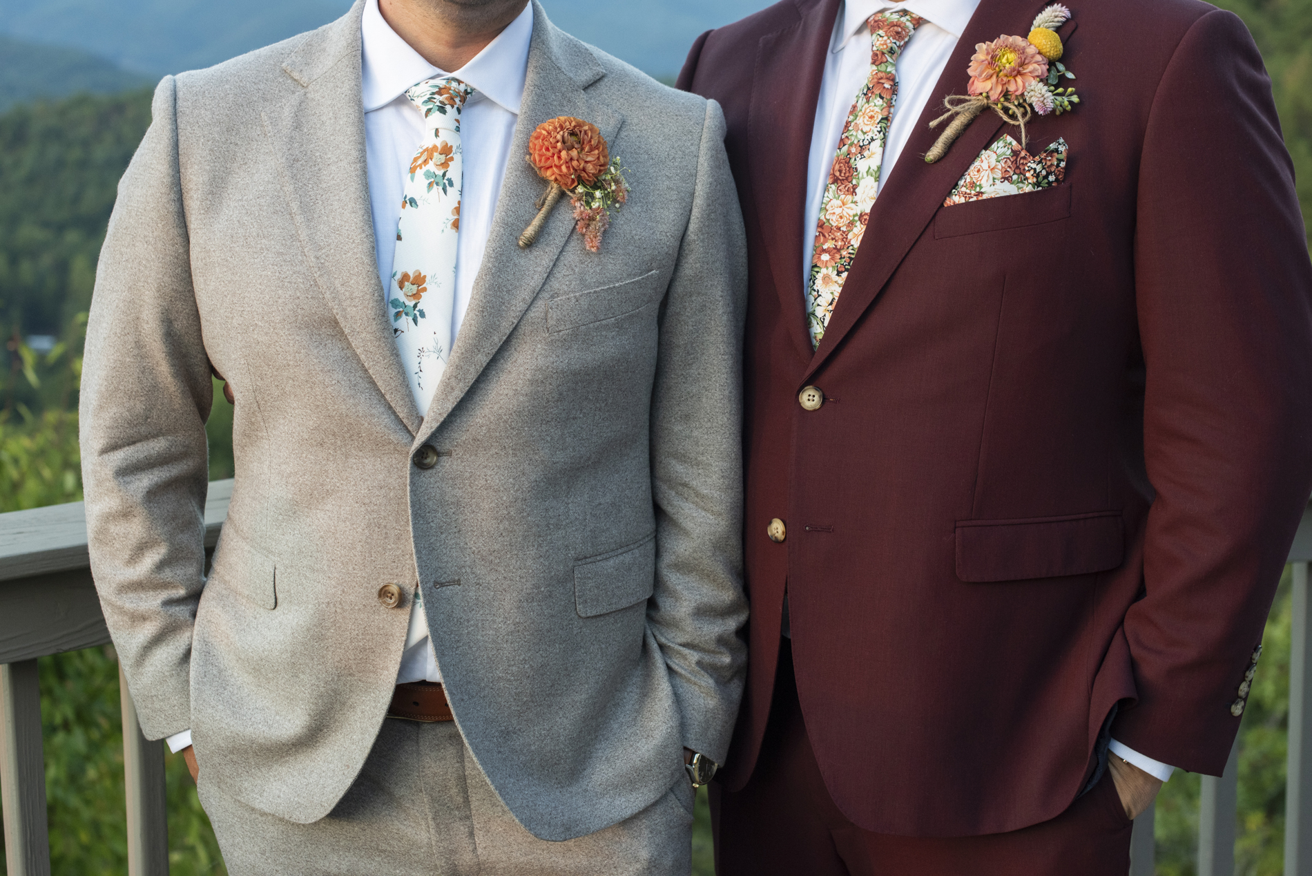 Couple in Alton Lane suits