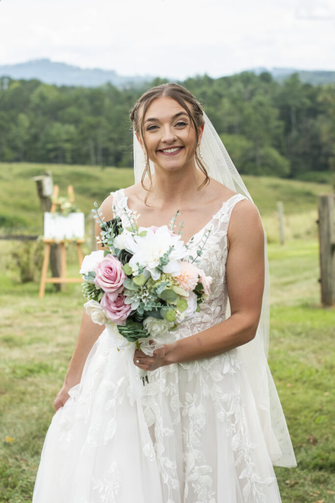 Bridal portrait at Emerald Ridge Wedding