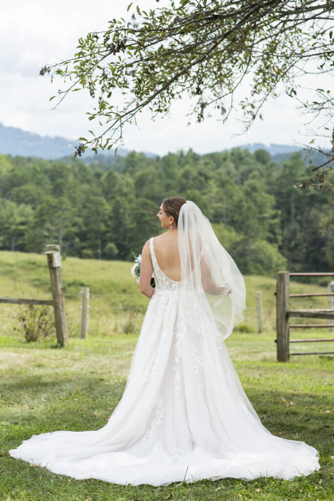 Bridal portrait at Emerald Ridge Wedding