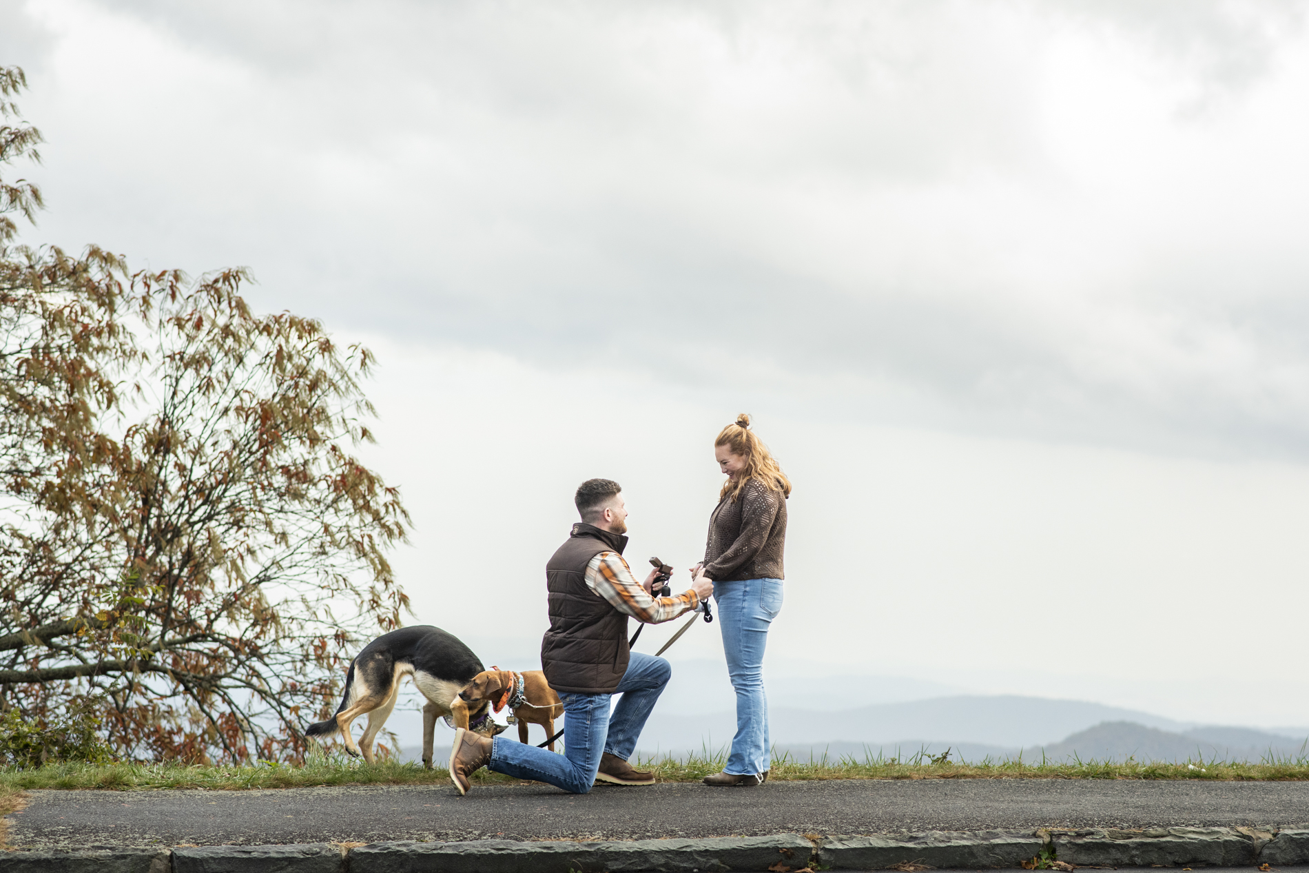 Blue Ridge Parkway Engagement in best places to propose in NC