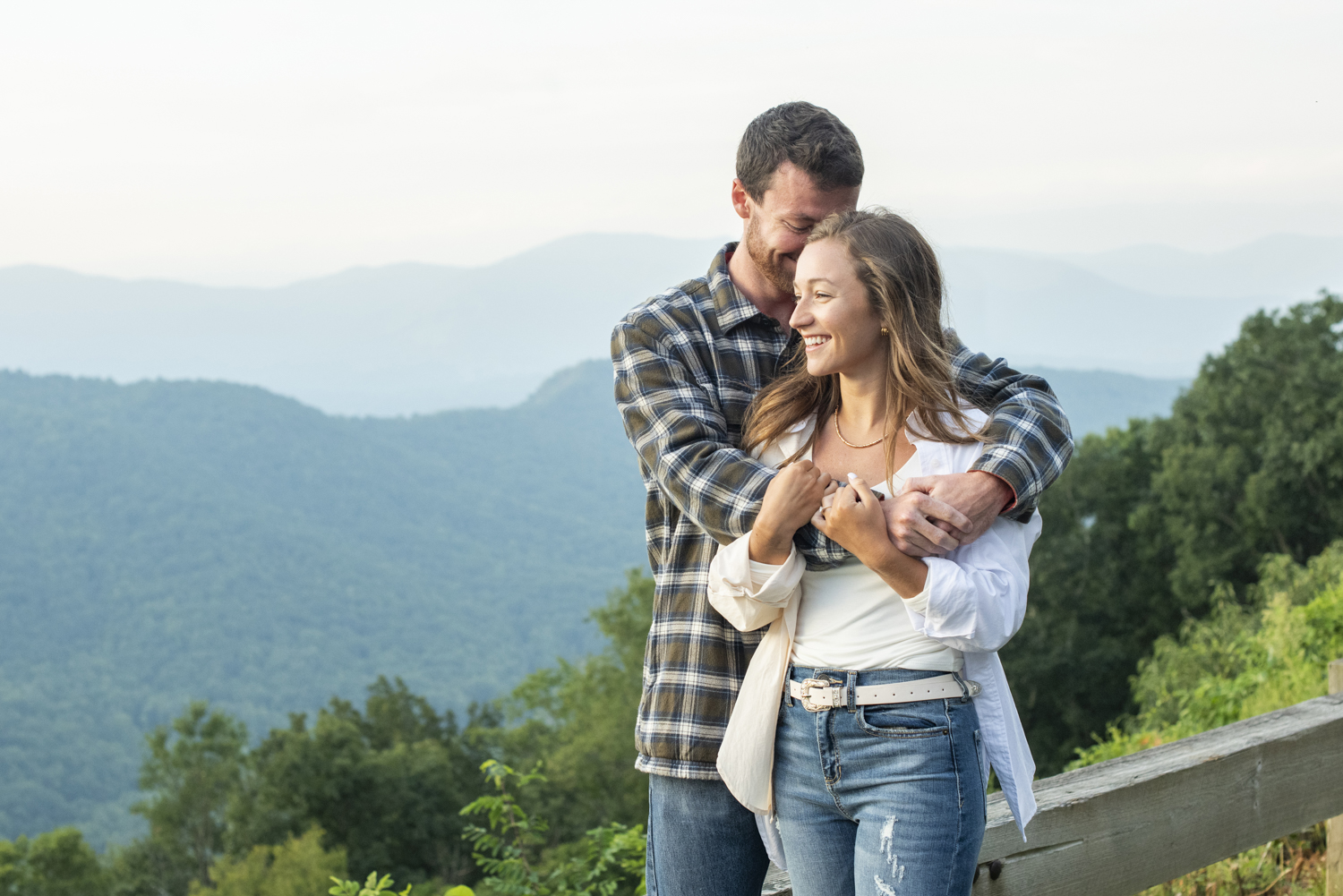 Blue Ridge Parkway Engagement in best places to propose in NC