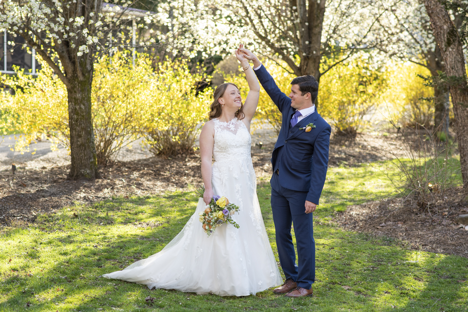 Couple dancing at Hawkesdene wedding venue