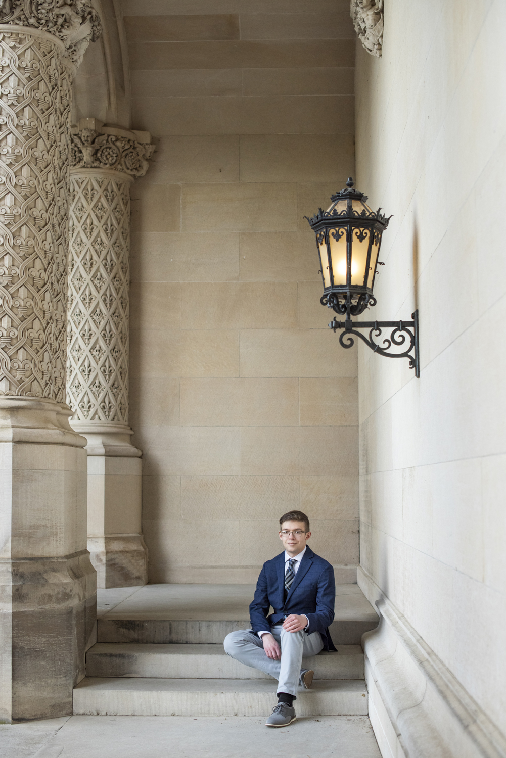 graduating senior at biltmore estate