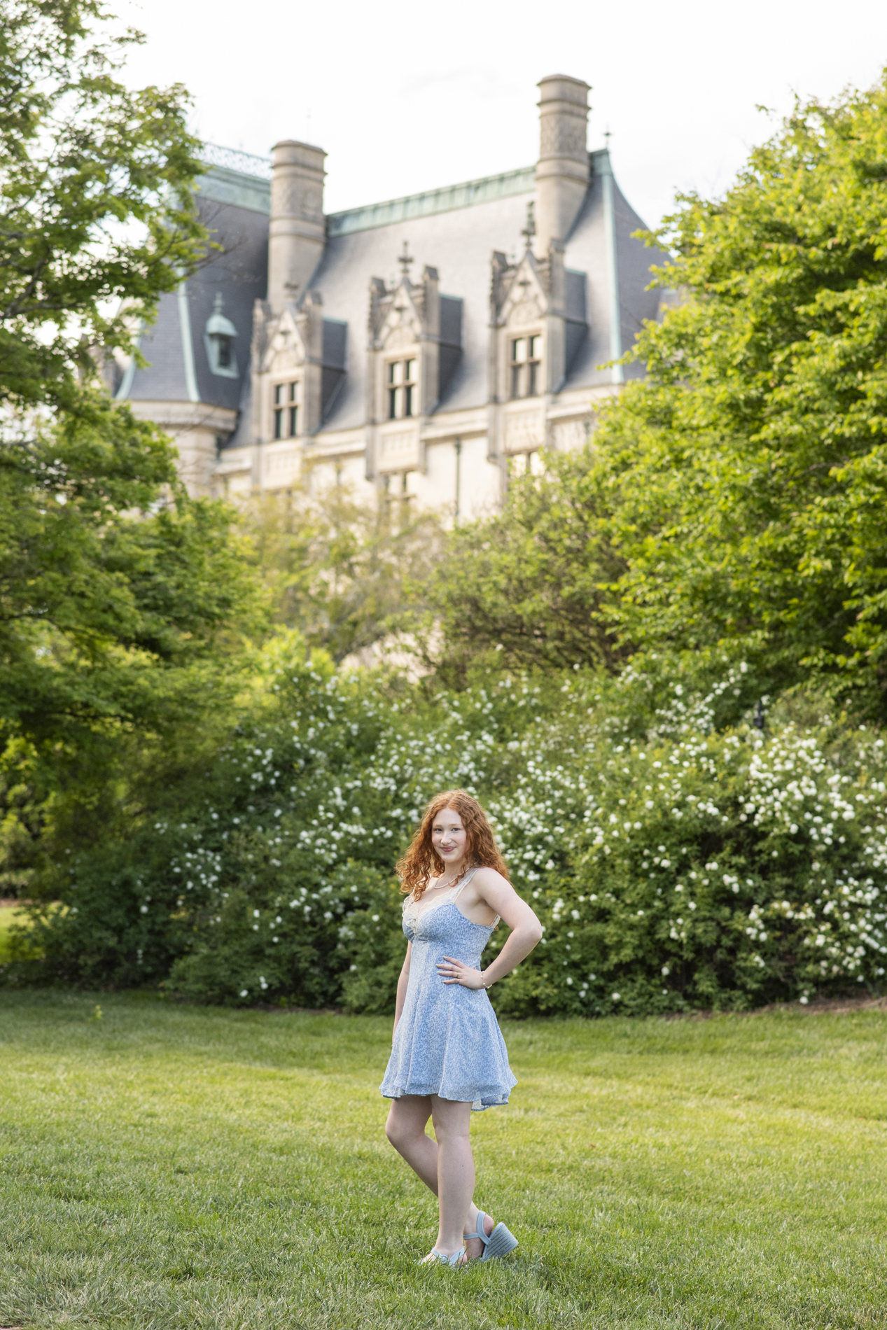 graduating senior at biltmore estate